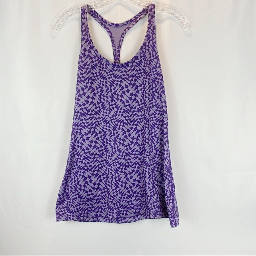 🌺3 FOR $20🌺 - Nike Dri Fit purple racerback swing tank top S - Picture 2 of 3